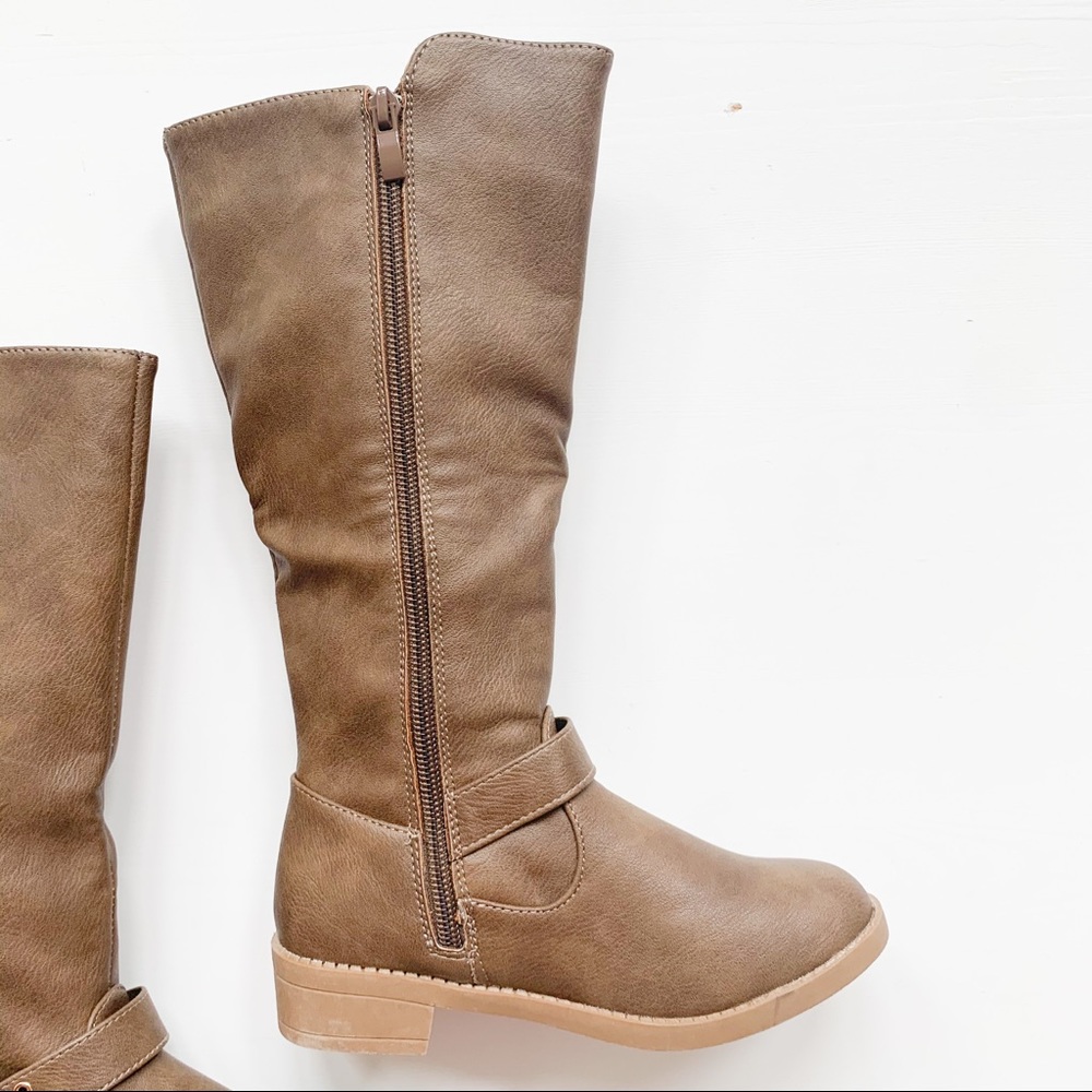Steven Ella Khaki Girl Boots C8623 - Picture 2 of 6